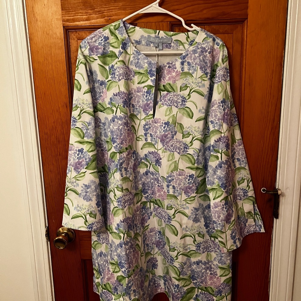 Hill House Blue Hydrangea Artemis Dress medium NWT